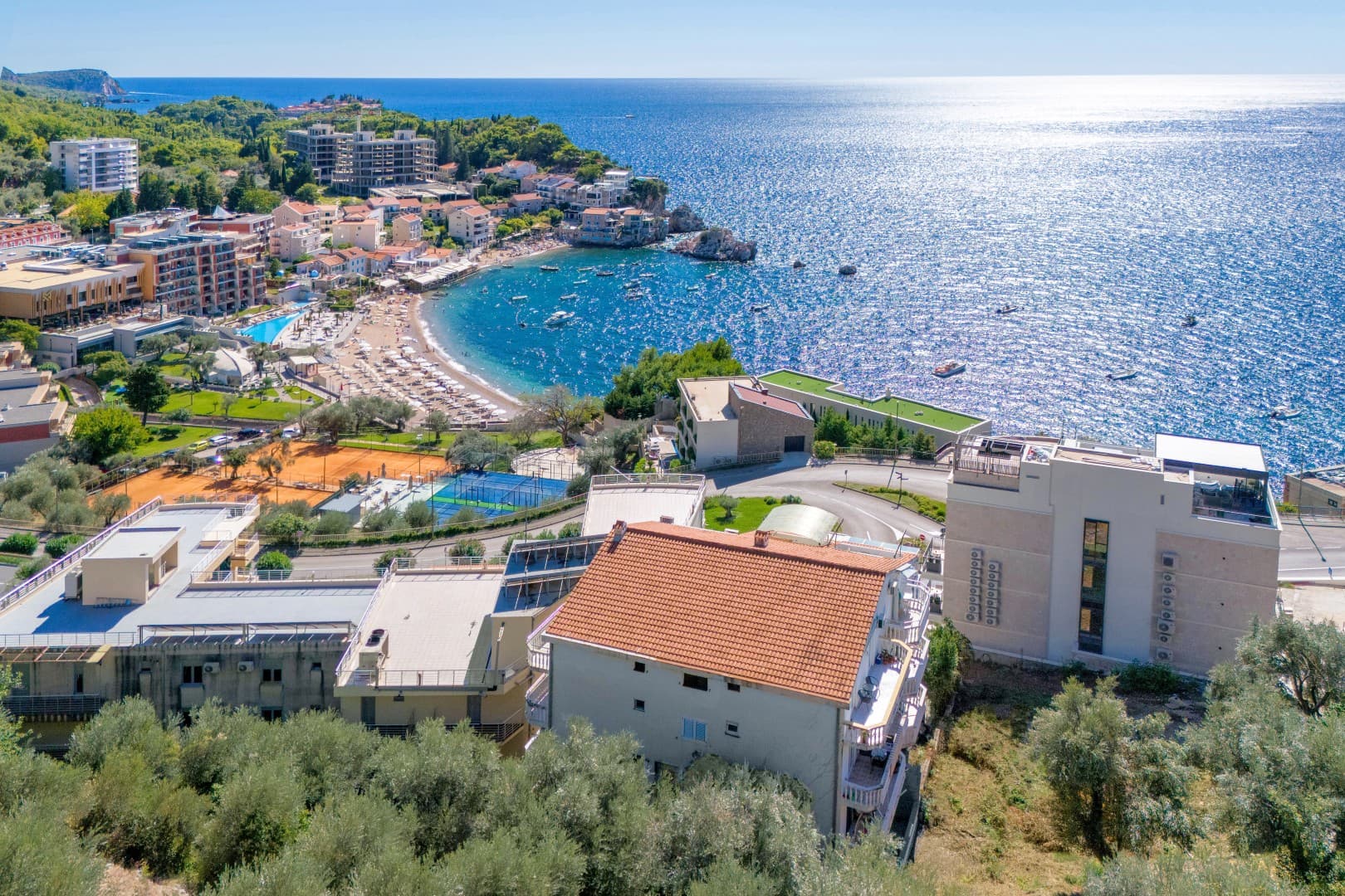 Jednosoban stan sa otvorenim pogledom na more, Pržno