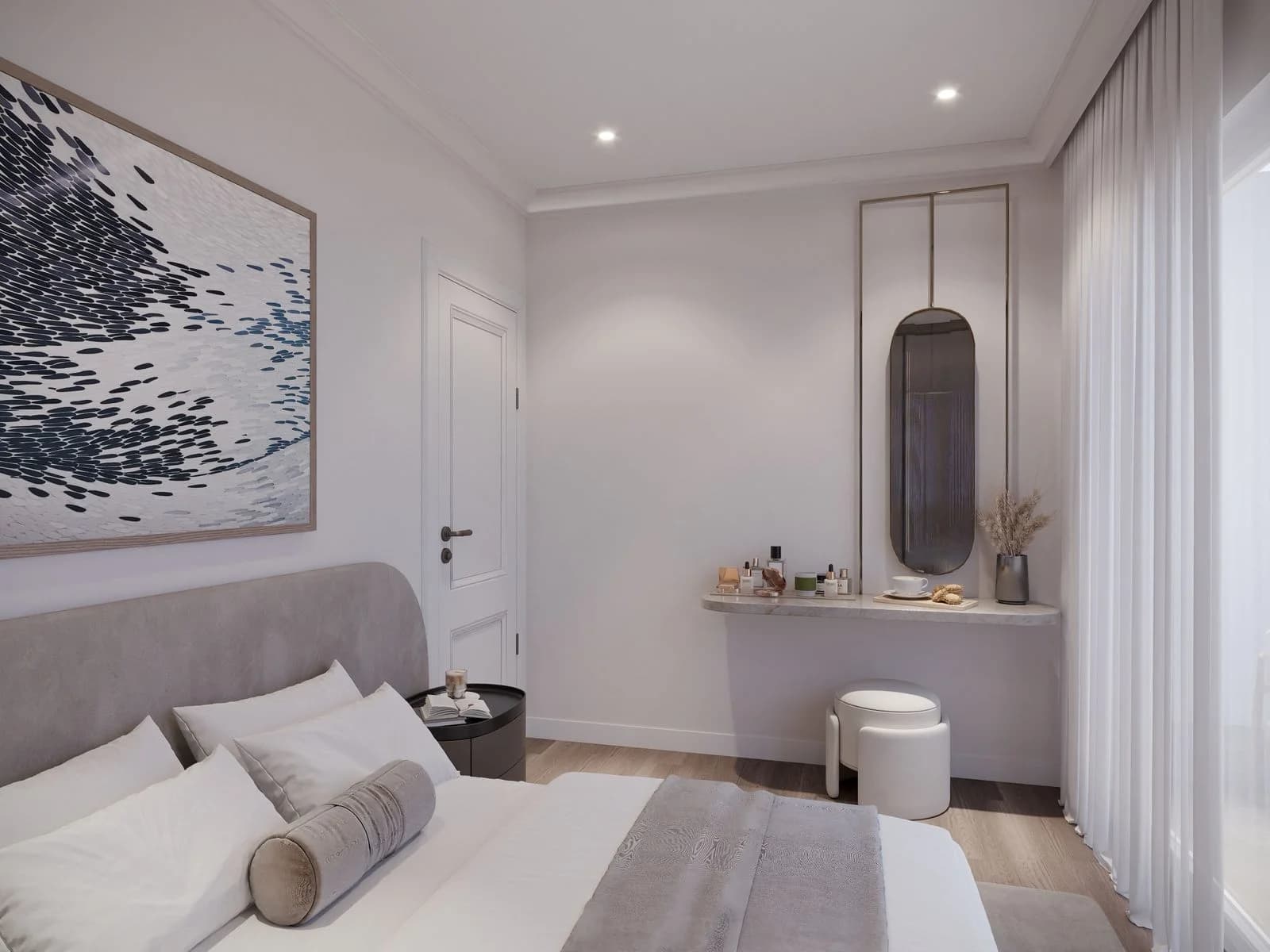 Jednosoban stan u izgradnji sa pogledom na more u Kumboru