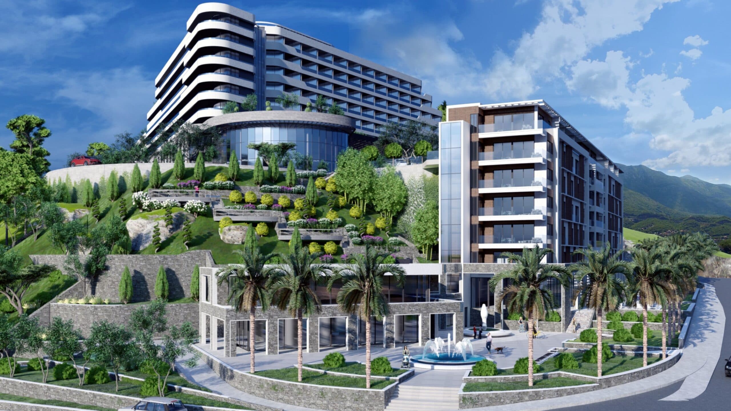 Luksuzni apartmani u novom rezidencijalnom kompleksu sa pet zvjezdica, Čanj, Bar