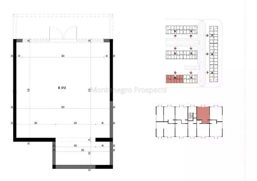 Poslovni prostor u novoj zgradi, Podgorica