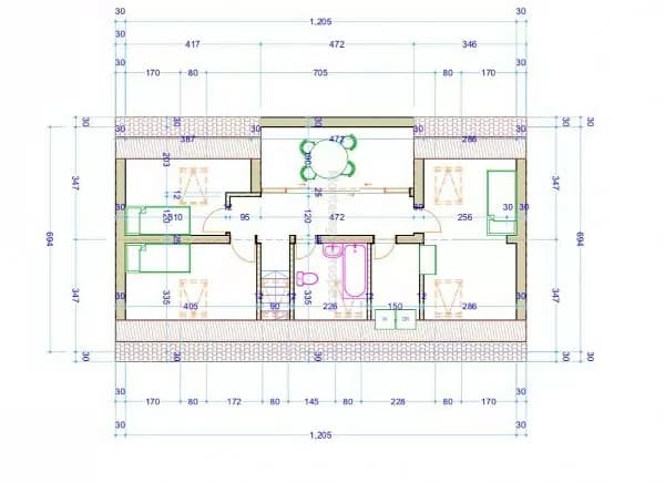 Prostran četvorosoban dupleks u Bijeloj, na samo minut hoda od mora